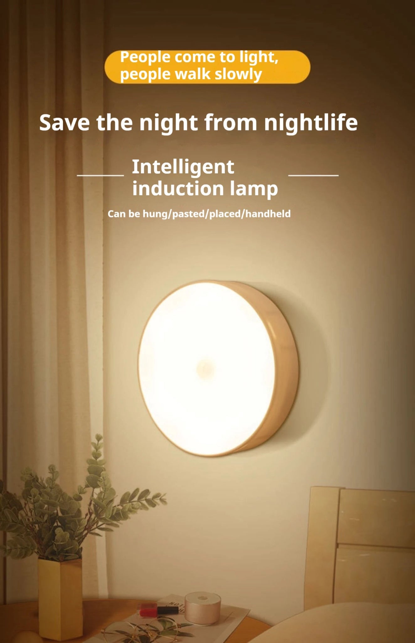 1pc Motion Sensor Night Light - EverPeak storeeverpeakstore