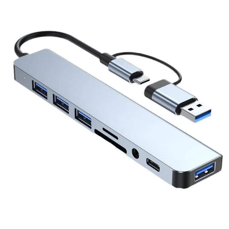 8 in 2 USB +Type C HUB Docking - EverPeak storeeverpeakstore