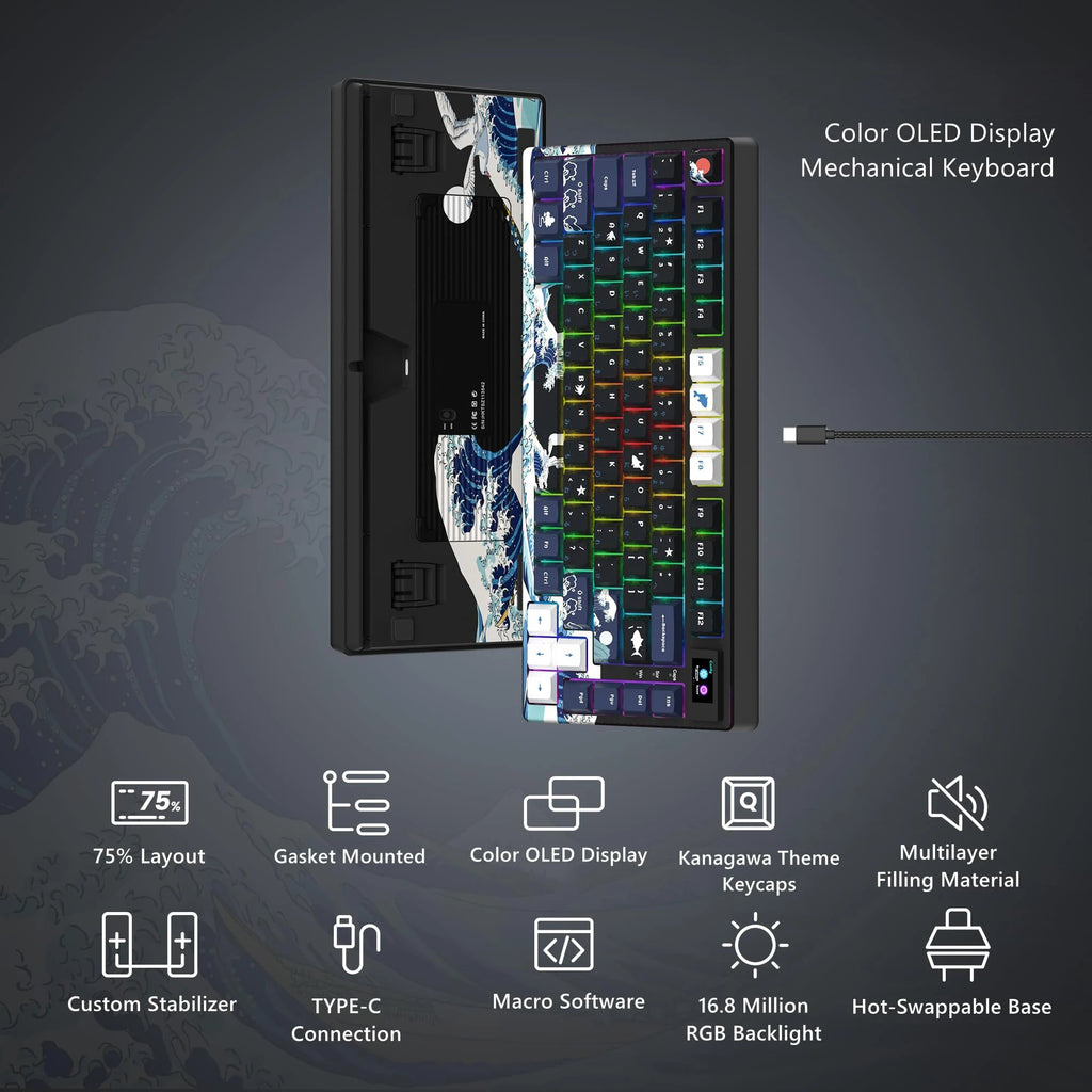 keyboard Gaming with OLED - EverPeak storeeverpeakstore