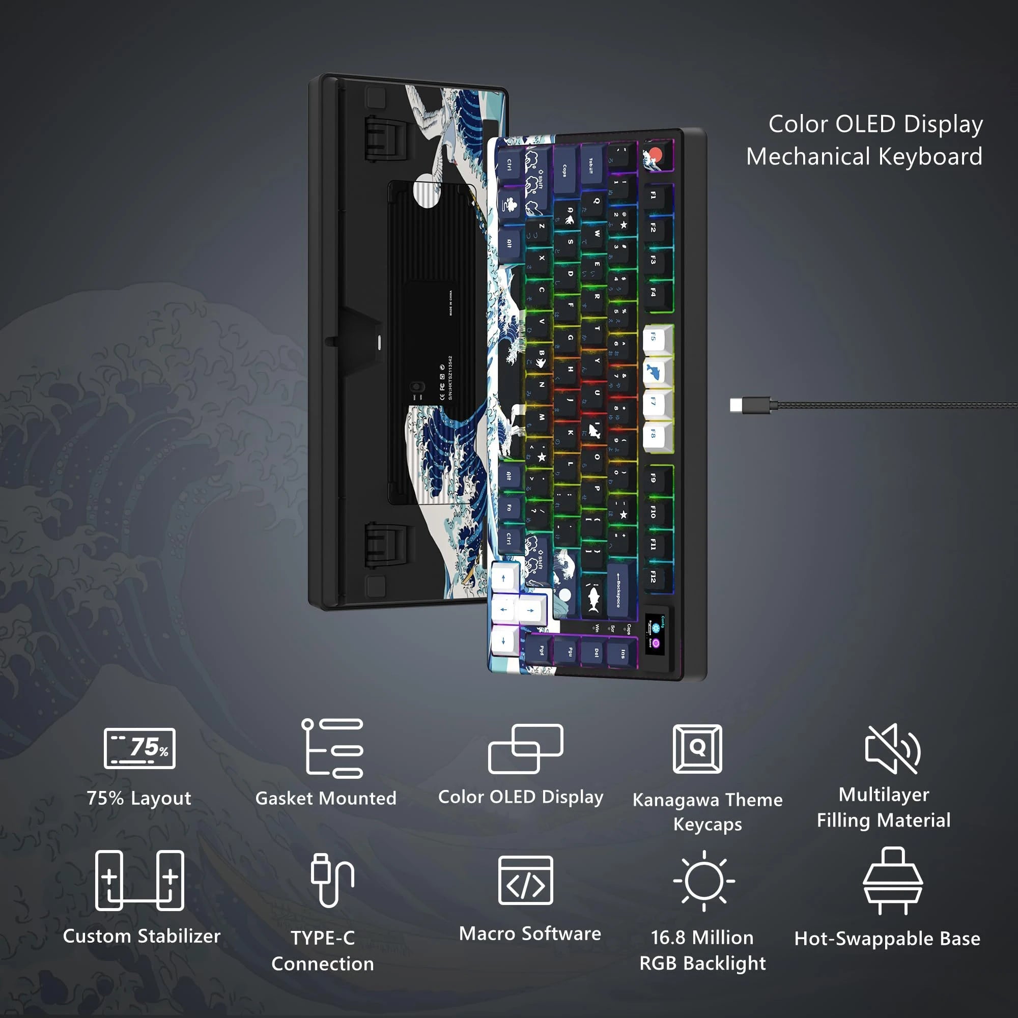 keyboard Gaming with OLED - EverPeak storeeverpeakstore