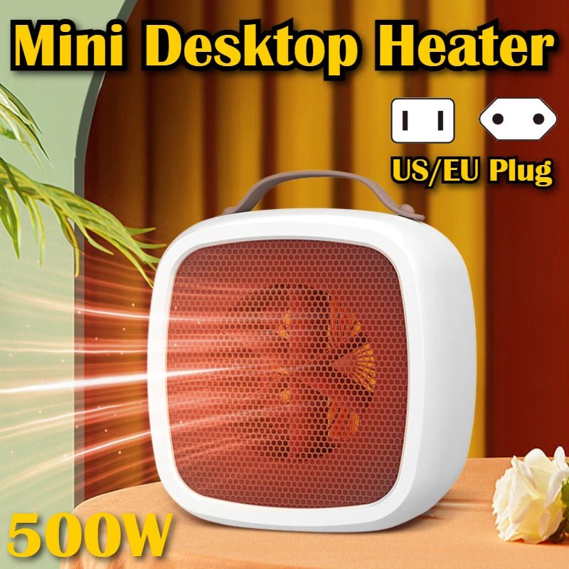 MiniBreeze 500W Portable PTC Heater - EverPeak storeeverpeakstore