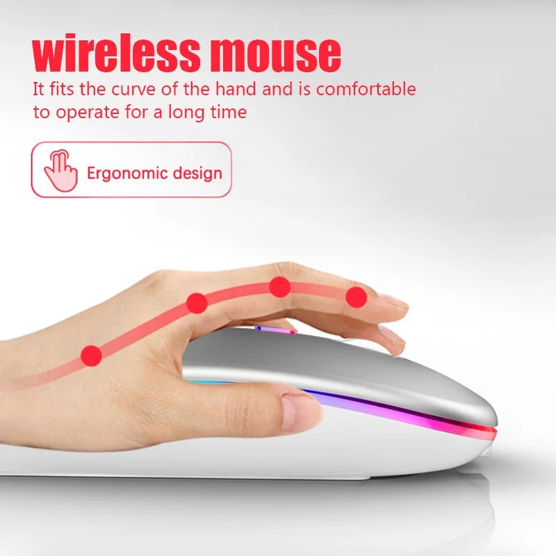 Rechargeable Bluetooth Wireless Mouse - EverPeak storeeverpeakstore