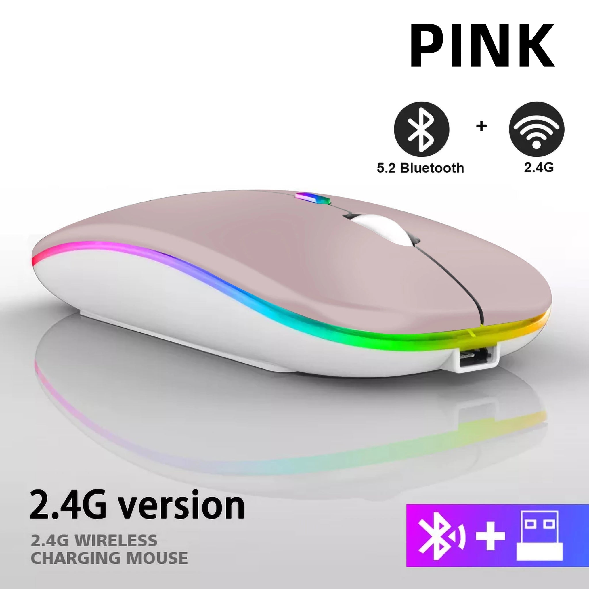Rechargeable Bluetooth Wireless Mouse - EverPeak storeeverpeakstore