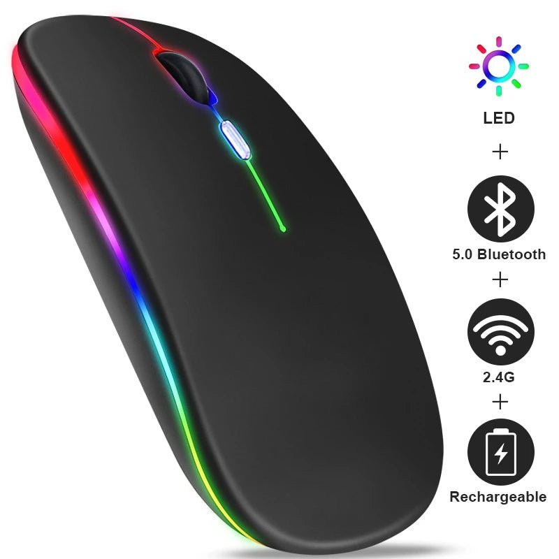 Rechargeable Bluetooth Wireless Mouse - EverPeak storeeverpeakstore