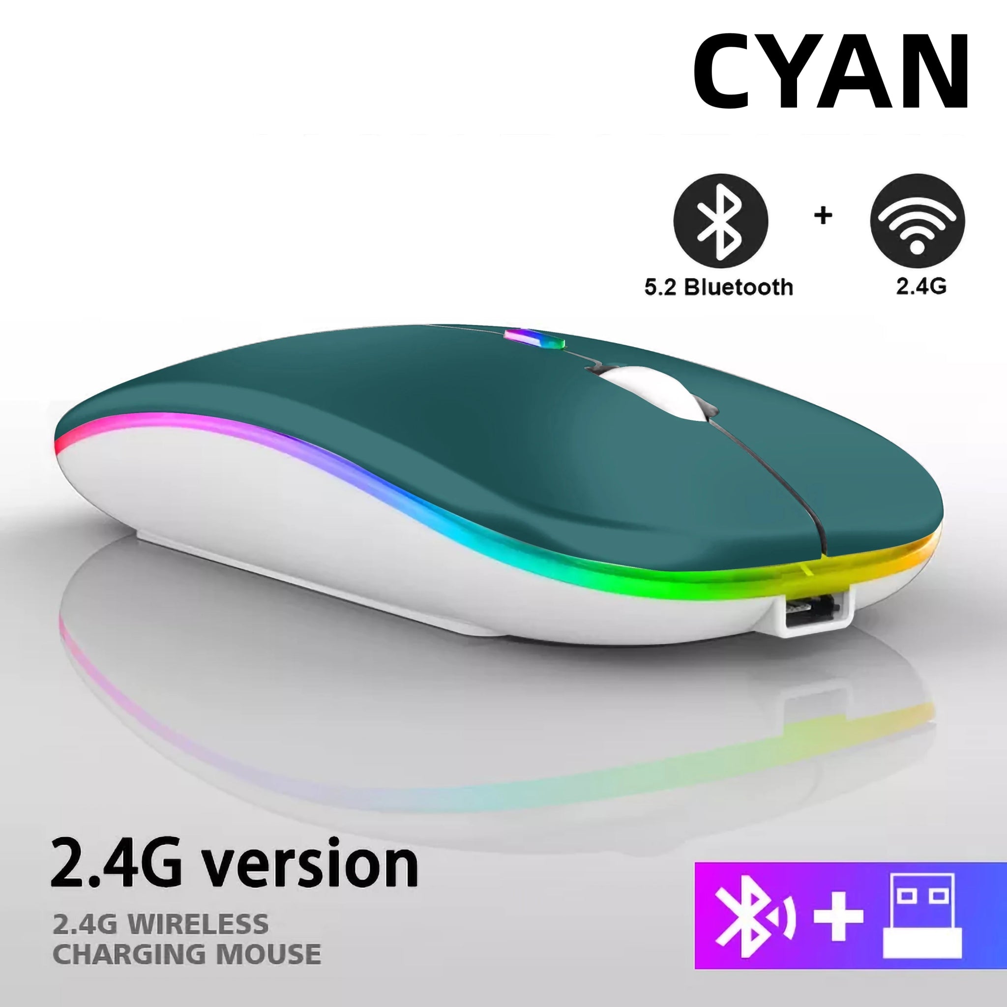Rechargeable Bluetooth Wireless Mouse - EverPeak storeeverpeakstore