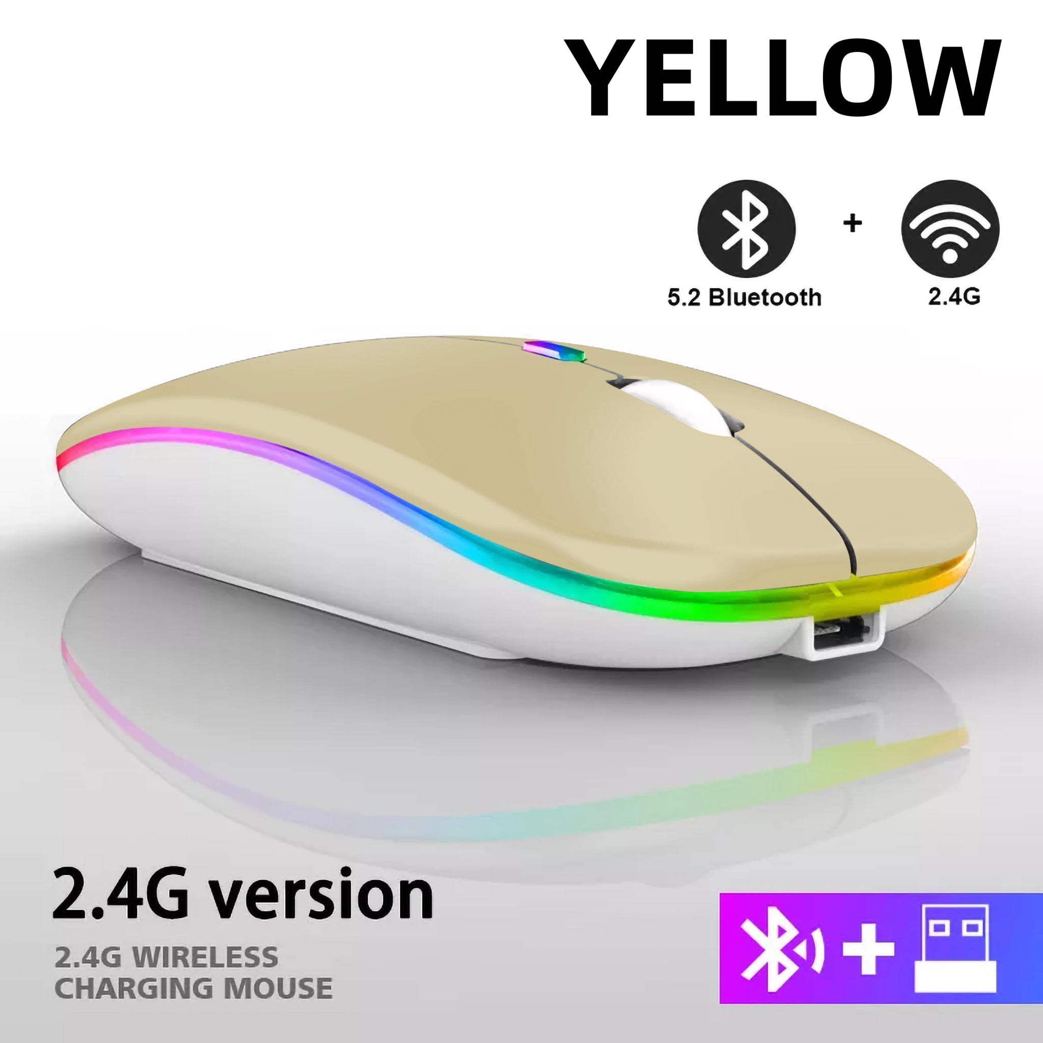 Rechargeable Bluetooth Wireless Mouse - EverPeak storeeverpeakstore