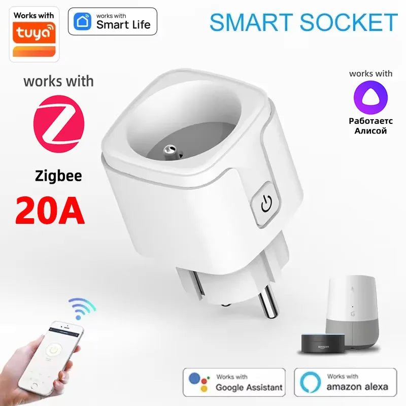 Smart Plug WIFI/Zigbee EU - EverPeak storeeverpeakstore