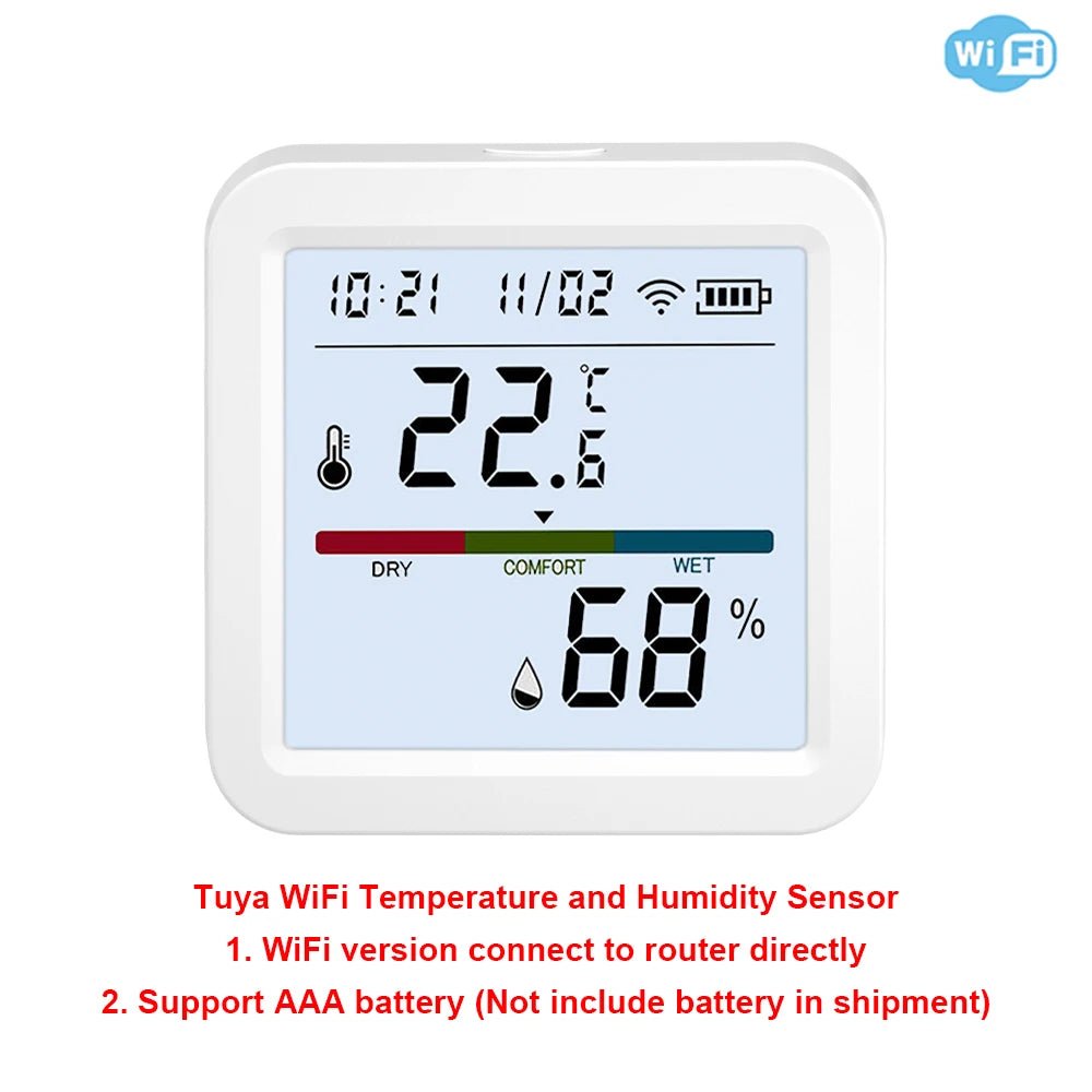 Tuya Zigbee/WiFi Temperature Humidity - EverPeak storeeverpeakstore