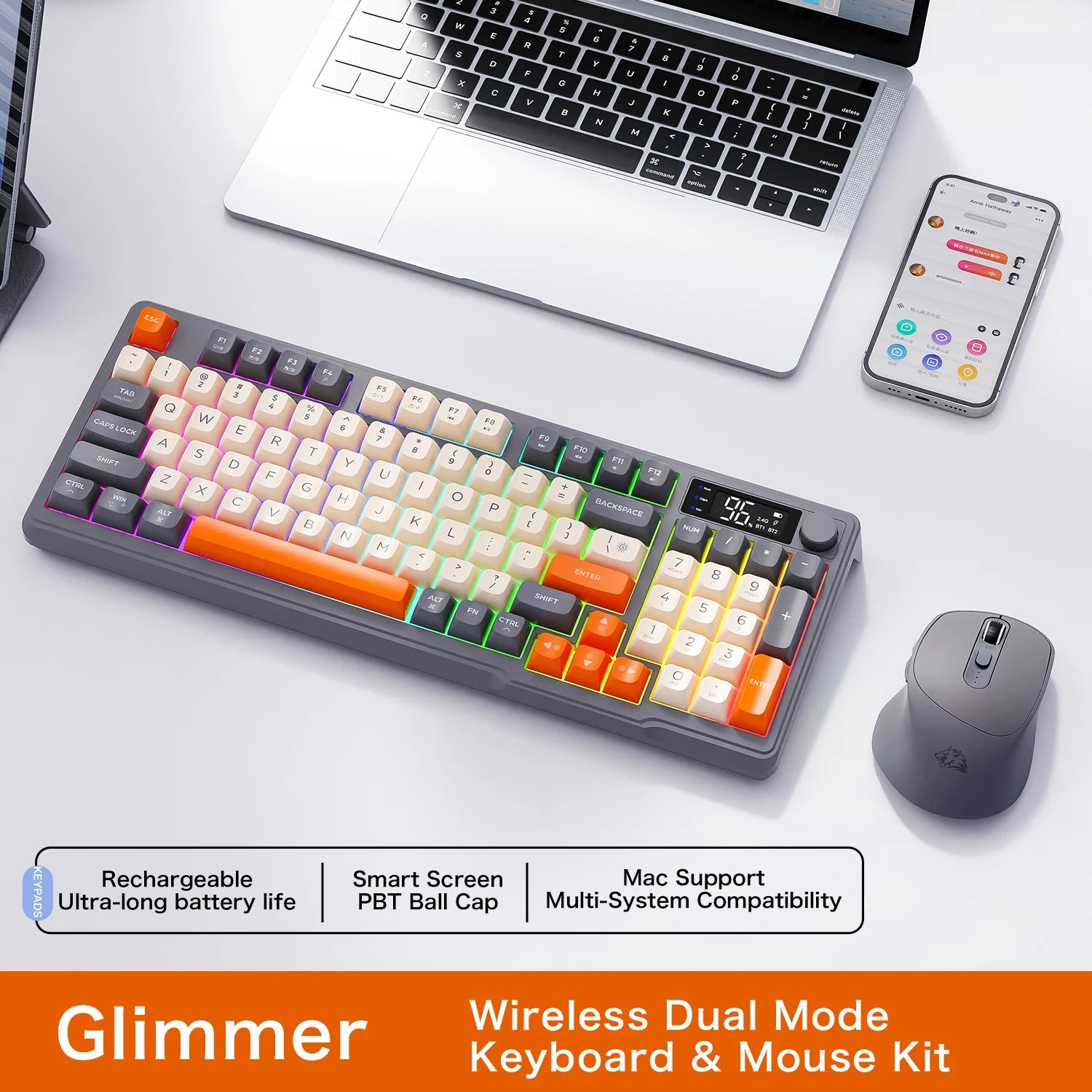 Wireless Keyboard With Mouse Gaming,Electronic - EverPeak storeeverpeakstore