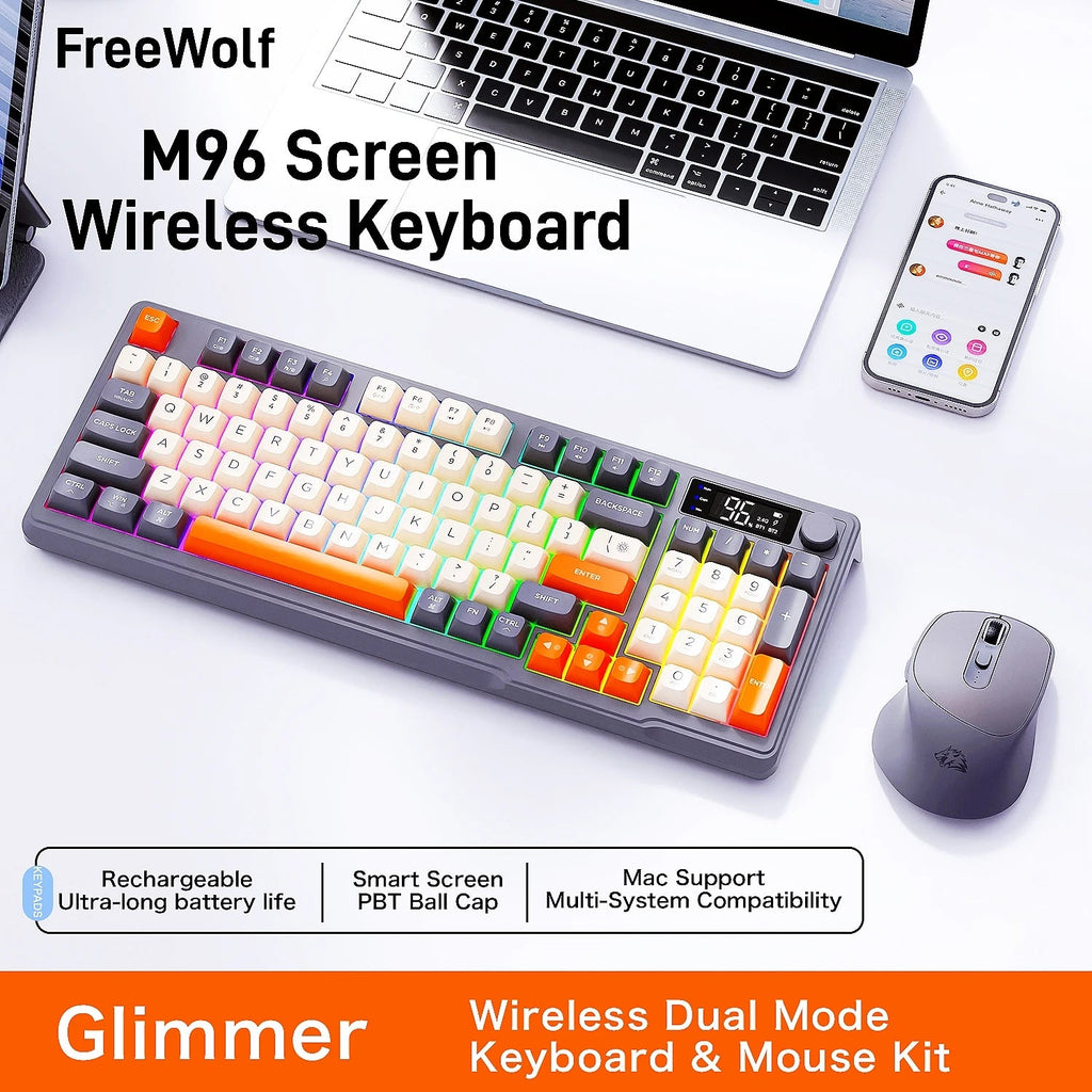 Wireless Keyboard With Mouse Gaming,Electronic - EverPeak storeeverpeakstore