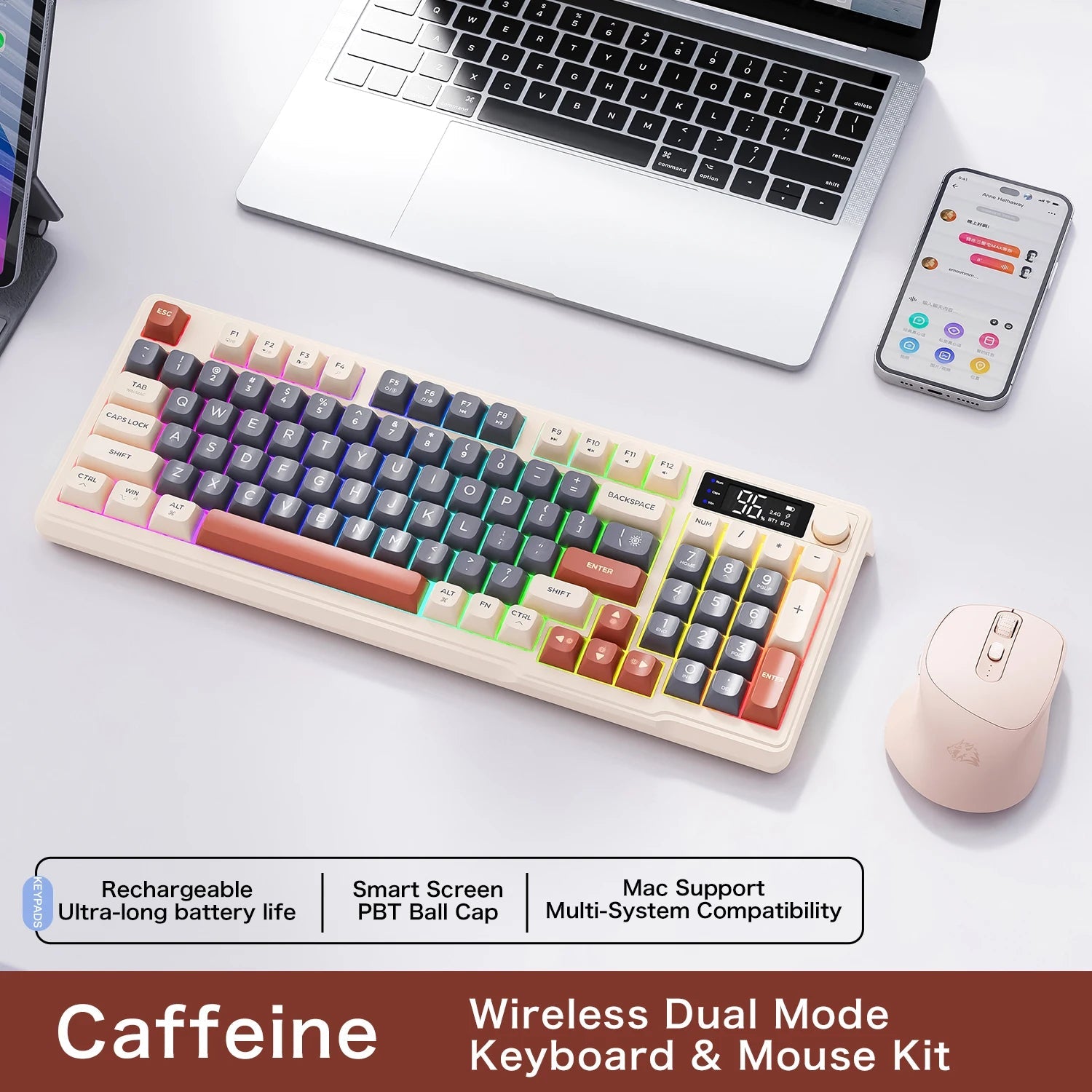 Wireless Keyboard With Mouse Gaming,Electronic - EverPeak storeeverpeakstore